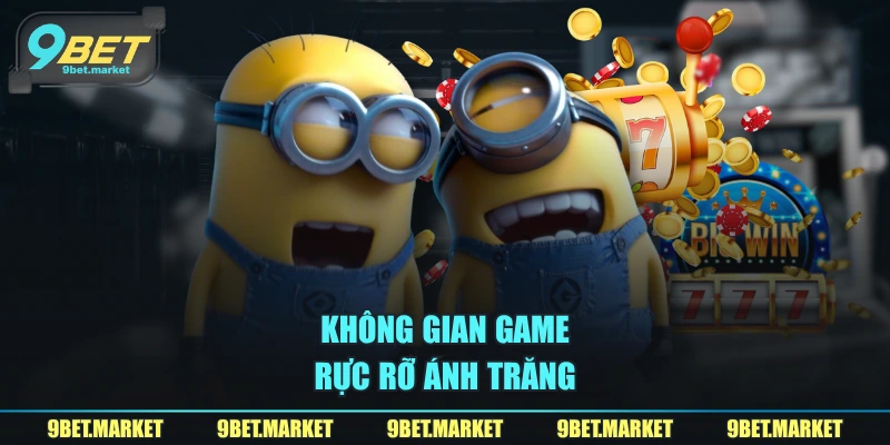 Không gian game rực rỡ ánh trăng